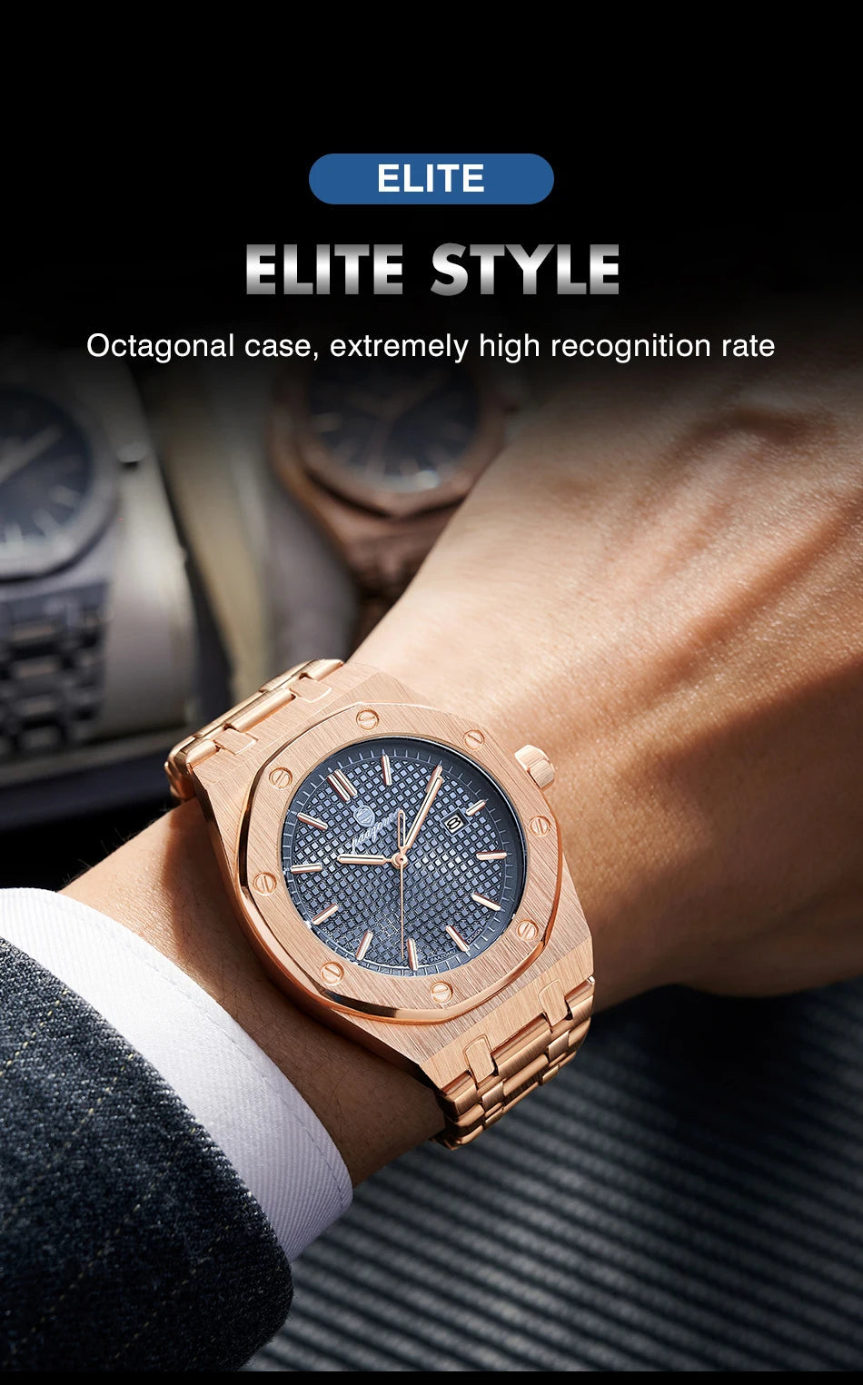 PAAZOMU Luxury Business Man Wristwatch Waterproof Luminous Date Men Multi Shop24