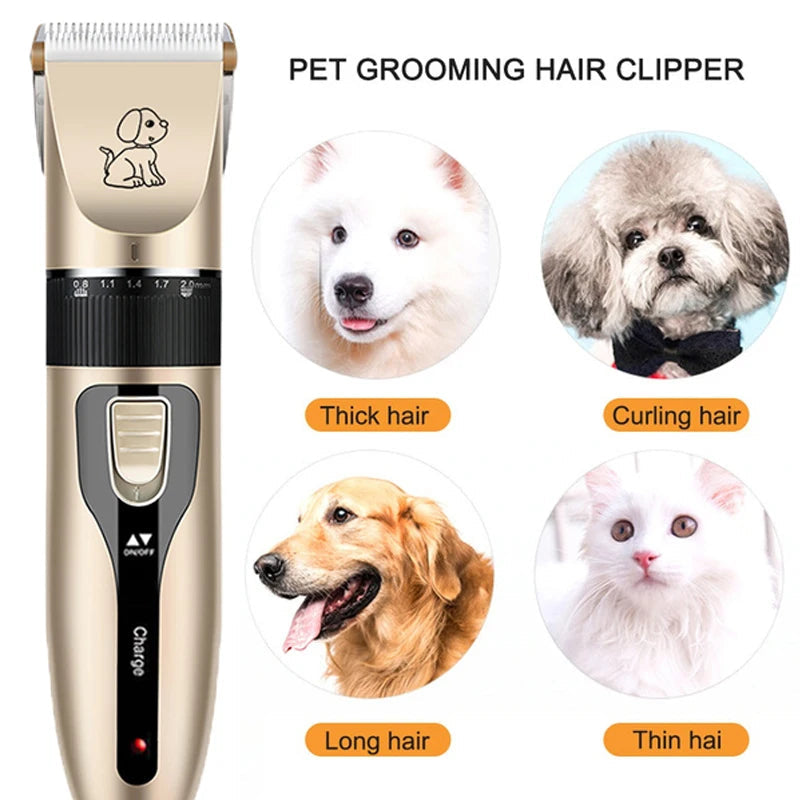Electric Pet Clipper Grooming Kit For Dogs Reachageable Trimmer Haircut Cat Multi Shop24