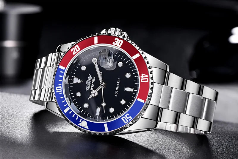 WINNER 002 Fashion Accessories Men's Automatic Mechanical Watch Luxury Multi Shop24