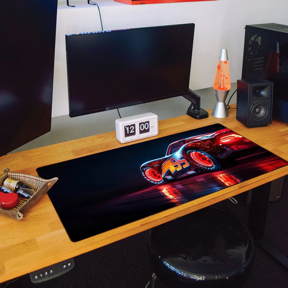 Cartoon Rayo Cute M-Mc-Queen 95 Car Mouse Pad Large Desk Mat Keyboard Multi Shop24