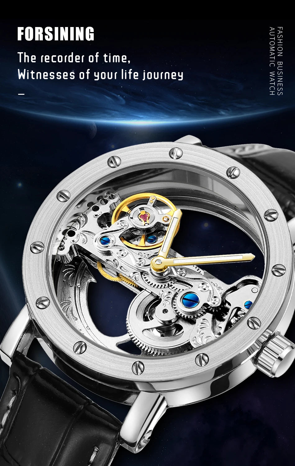 2024 Top Brand Luxury Steel Skeleton Tourbillon Automatic Multi Shop24