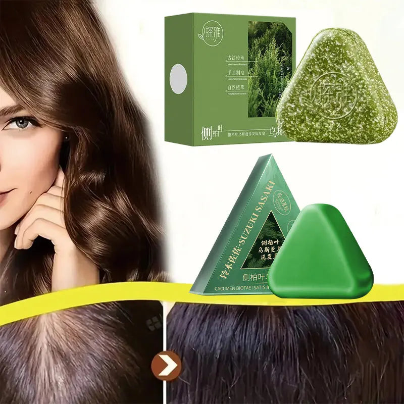 Natural Herbal Shampoo Soap Usman Grass Handmade Soap Hair