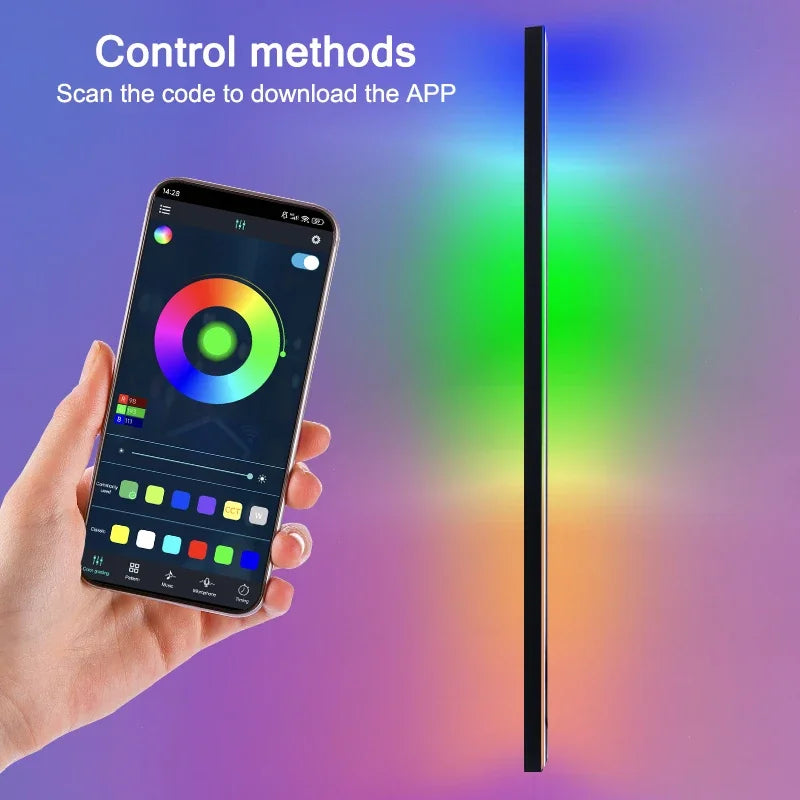 120CM/150CM LED Long Wall Lamp Waterproof RGB WS2812B APP Control Music Smart - Multi Shop24