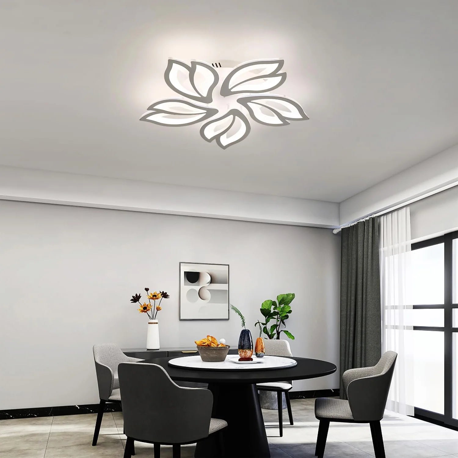 LED Ceiling Lamp, 45W Modern LED Ceiling Light Dimmable - Multi Shop24