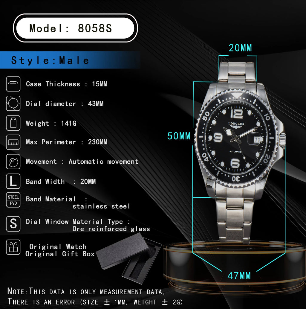 Men automatic watch business mechanical watches Multi Shop24