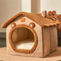 Foldable Pet House Removable Washable Cat House Puppy Cave Sofa Pet Bed House for Extra Small Dogs and Small and Medium Cats MultiShop24