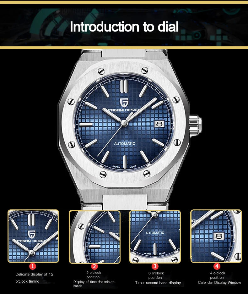 Pagani Design 2025 8215 Business Men's Automatic Multi Shop24
