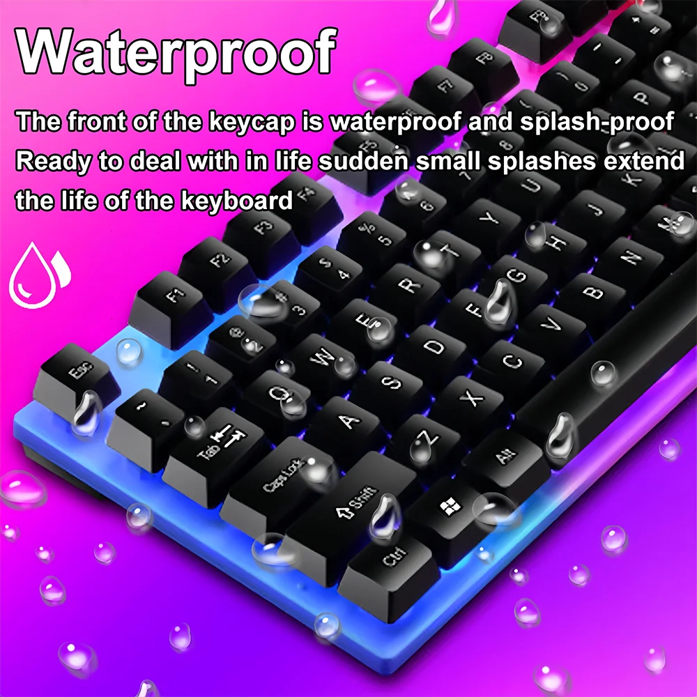 USB Wired Keyboard RGB Gaming Keyboard Multi Shop24