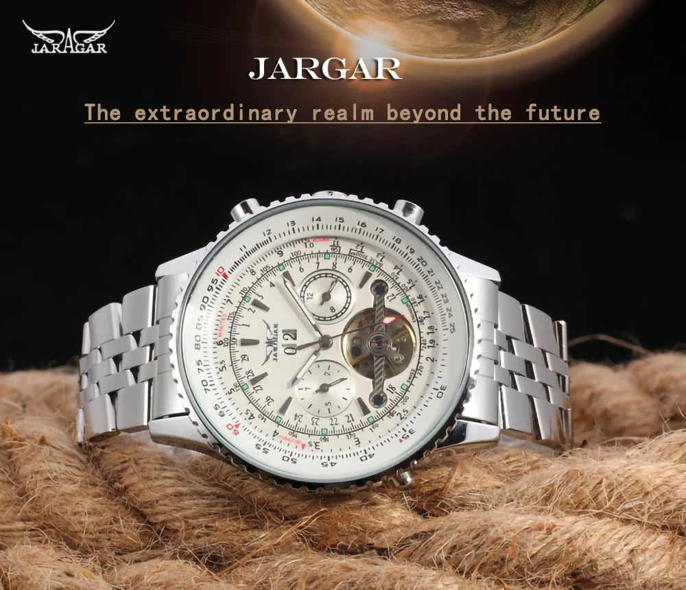 Jaragar 50MM Automatic Mechanical Watch for Men,Multifunctional, Multi Shop24