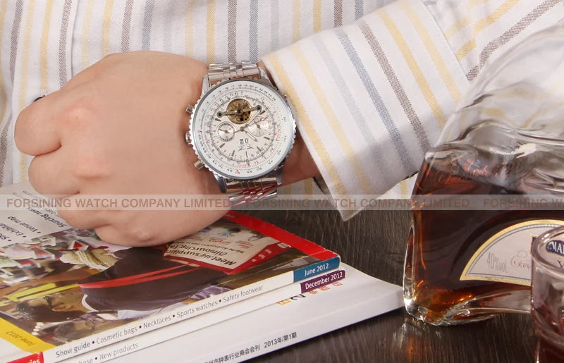 JARAGAR Original Big Dial Tourbillon Chronograph Automatic Man Watches Multi Shop24