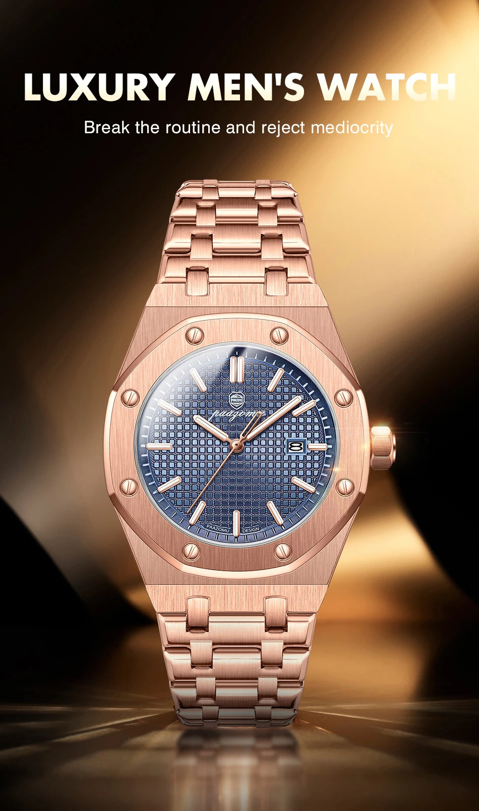 PAAZOMU Luxury Business Man Wristwatch Waterproof Luminous Date Men Multi Shop24