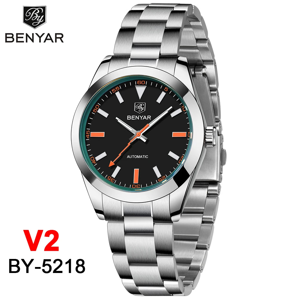 BENYAR 2026 New Mens Watches Top Brand Luxury Watch Men Automatic Multi Shop24