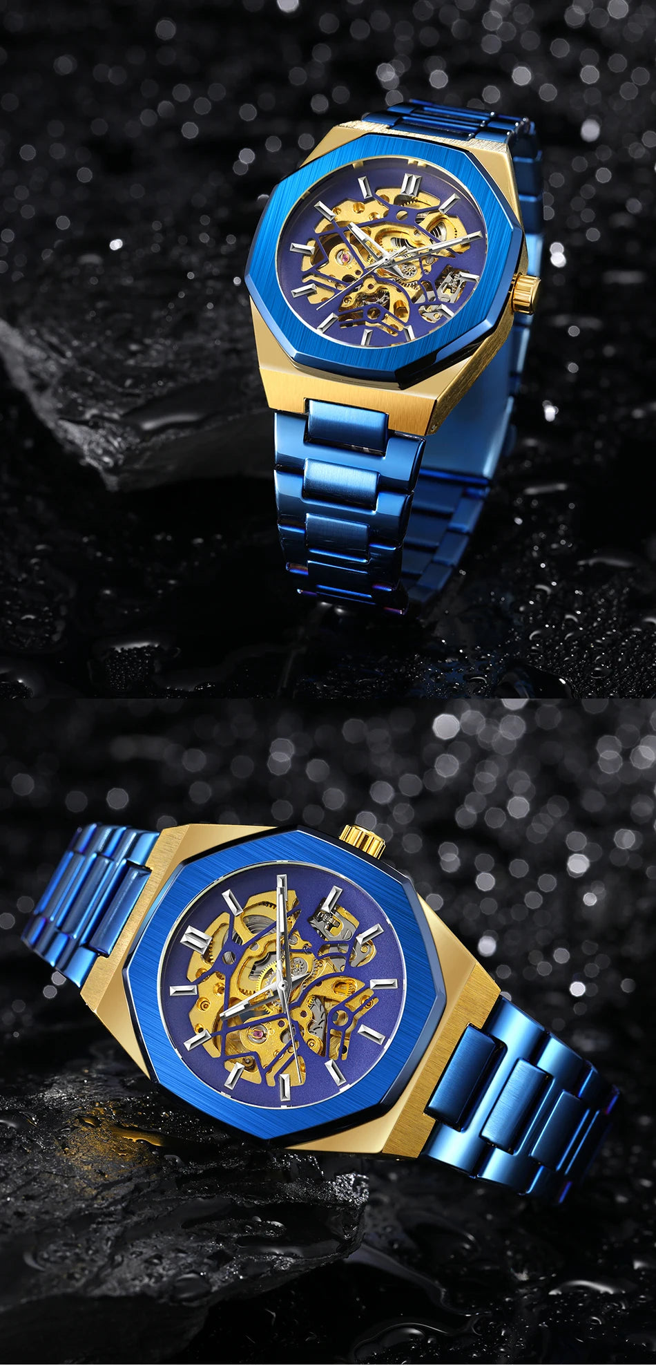 FORSINING 344D Top Brand Luxury Skeleton Automatic Mechanical Men's Multi Shop24