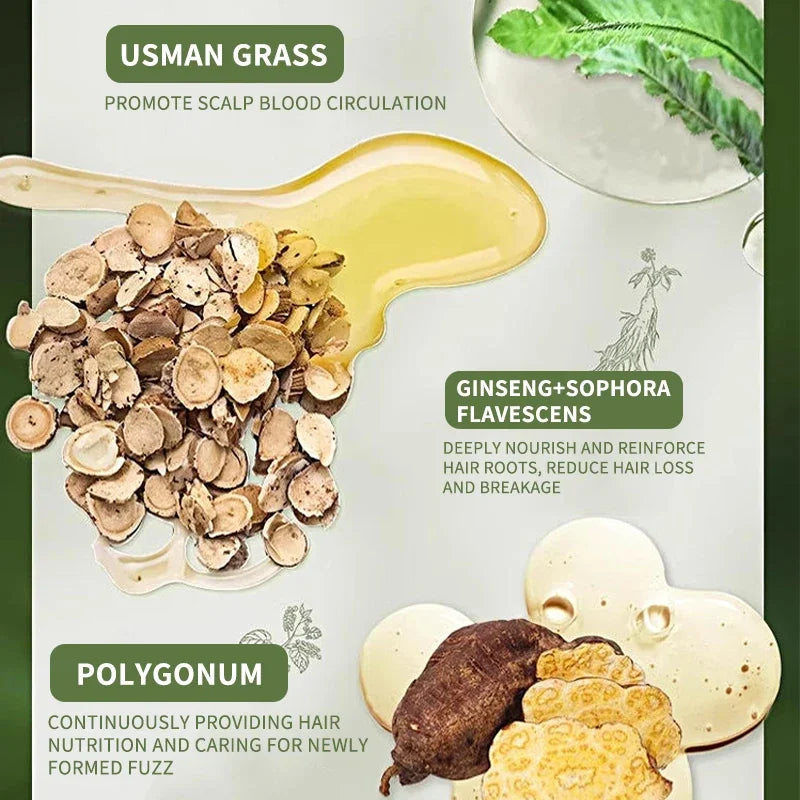 Natural Herbal Shampoo Soap Usman Grass Handmade Soap Hair Nourishing