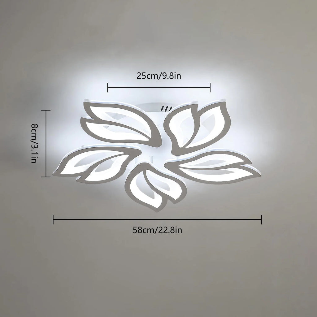 LED Ceiling Lamp, 45W Modern LED Ceiling Light Dimmable - Multi Shop24