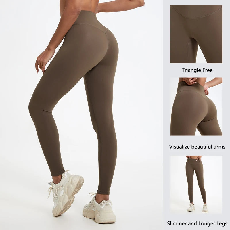 Super Soft Fabrics High Waist Leggings Quick-Dry Gym  Push Up Sports Leggings Women Multi Shop24