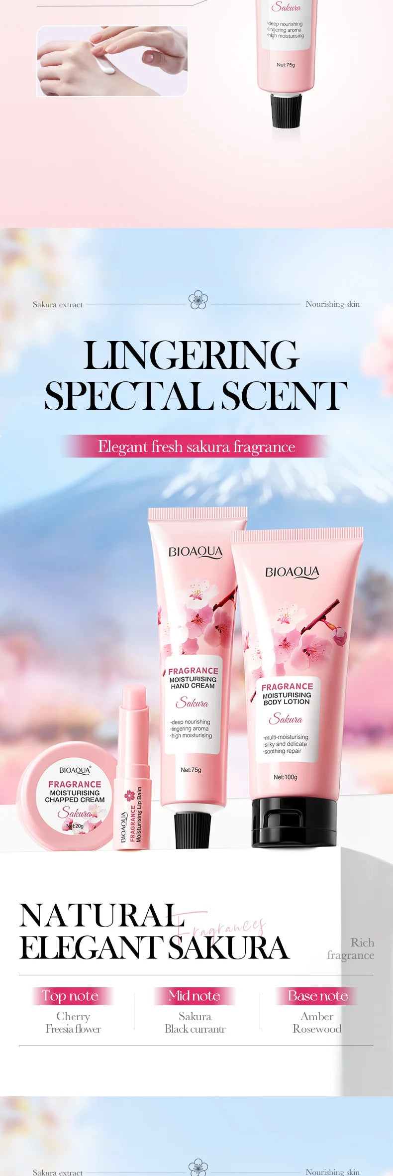 Sakura Winter Luxury Care Set - Intensely Hydrating