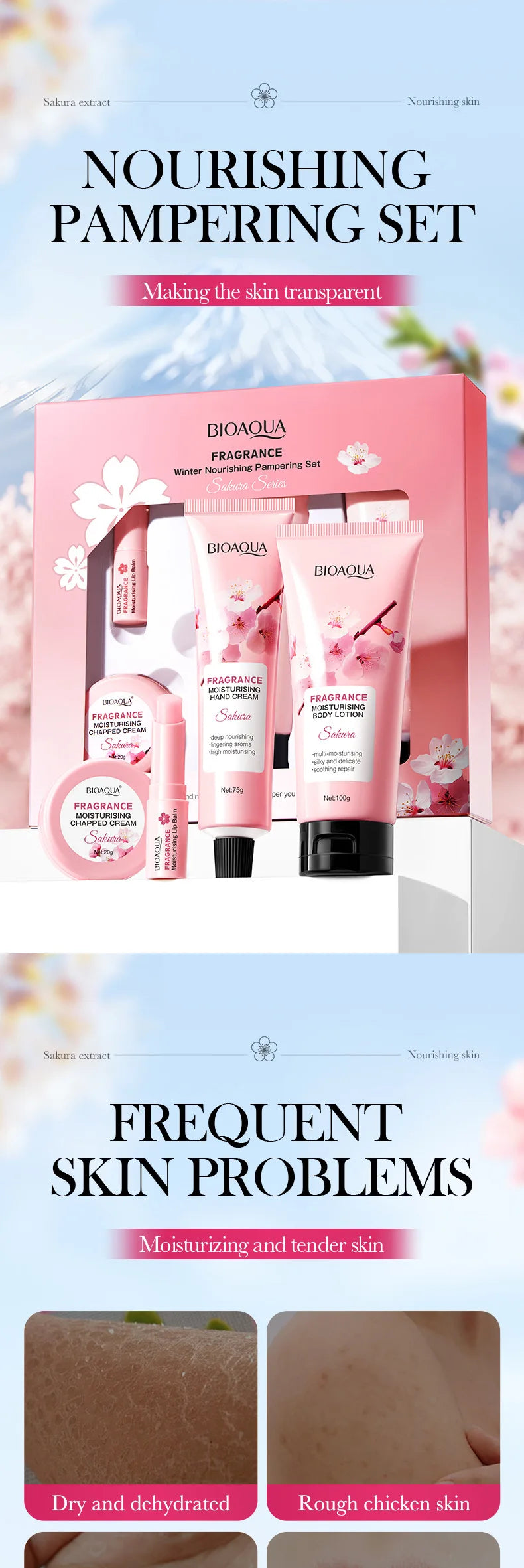 Sakura Winter Luxury Care Set - Intensely Hydrating