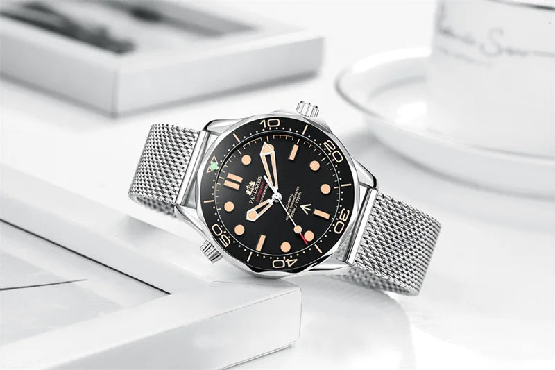 Classic Business Watch for Men Automatic Mechanical Watches Top Brand Luxury Stainless Steel Belt Mens Wristwatch Relogio Reloj Multi Shop24