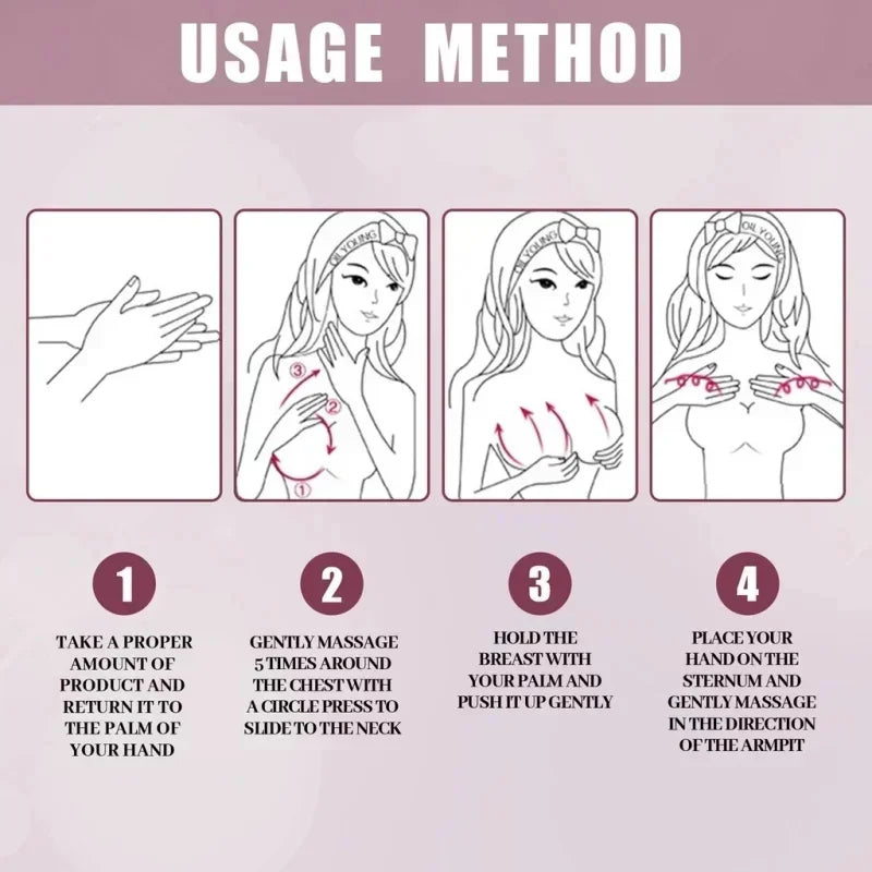 Natural Breast Enlargement Cream Chest Lift Firm Enhancer Care Oil