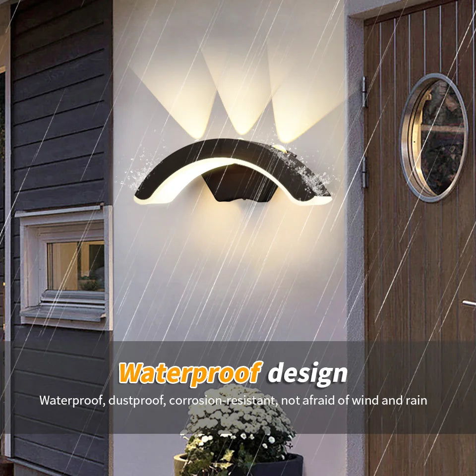 LED 10 Wall Lamp Sconce Balcony Garden Decoration Lighting Lamp AC110V 220V - Multi Shop24
