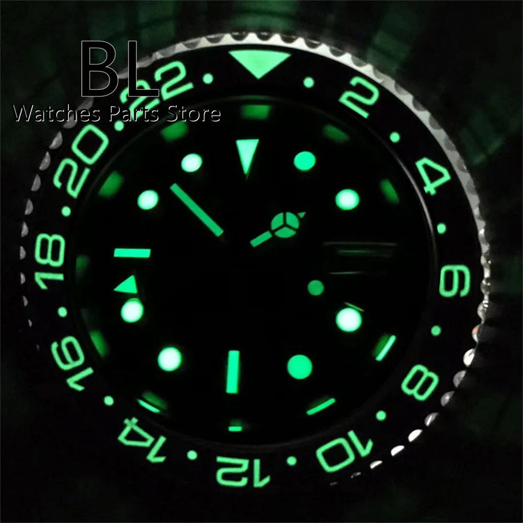 BLIGER 40mm GMT Men Mechanical Wristwatch NH34 Watch Sapphire Glass Multi Shop24