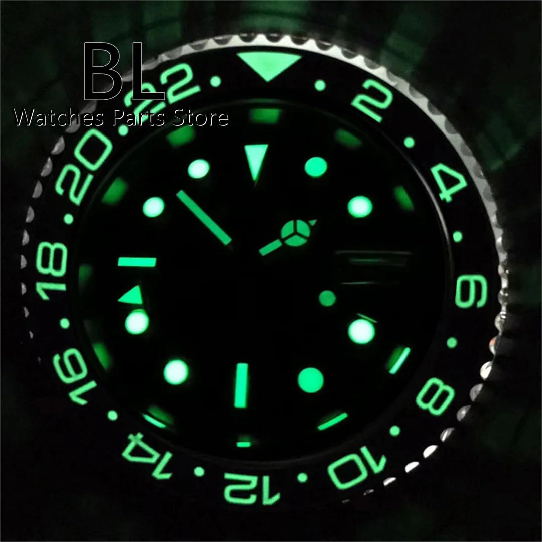 BLIGER 40mm GMT Men Mechanical Wristwatch NH34 Watch Sapphire Glass Multi Shop24