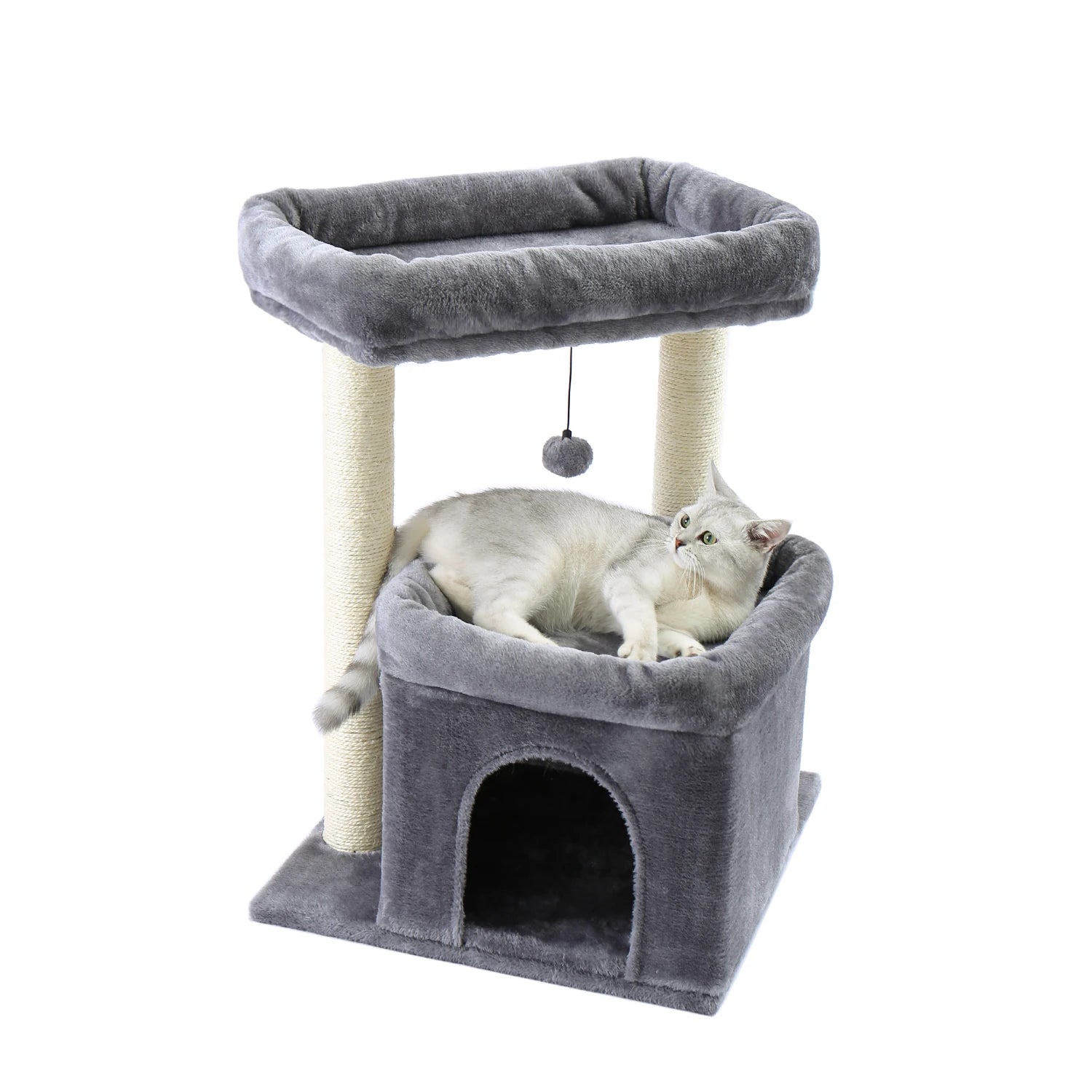 Cat Tree Tower for Indoor Cats with Private Cozy Cat Multi Shop24