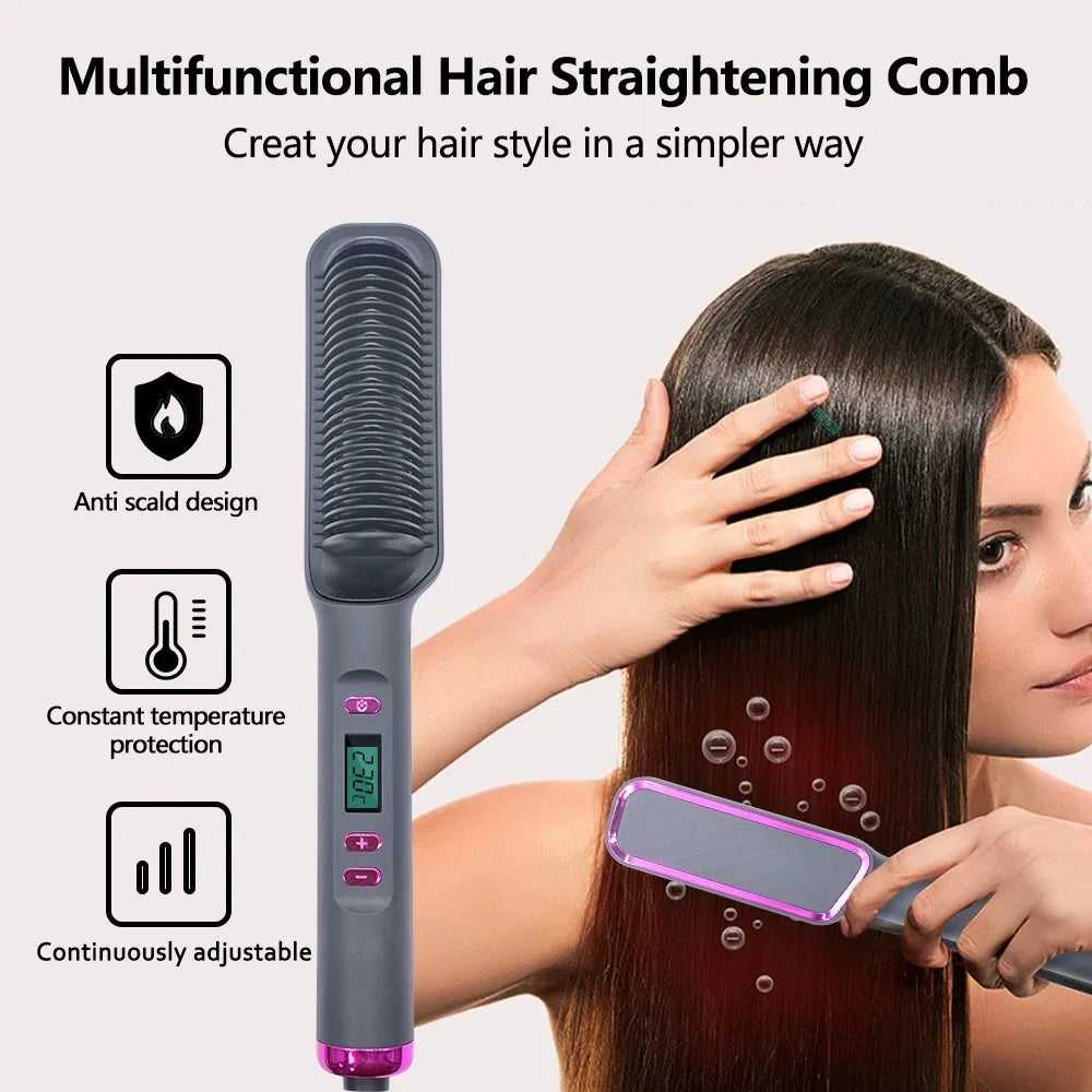 Electric Hot Comb Multifunctional Straight Hair