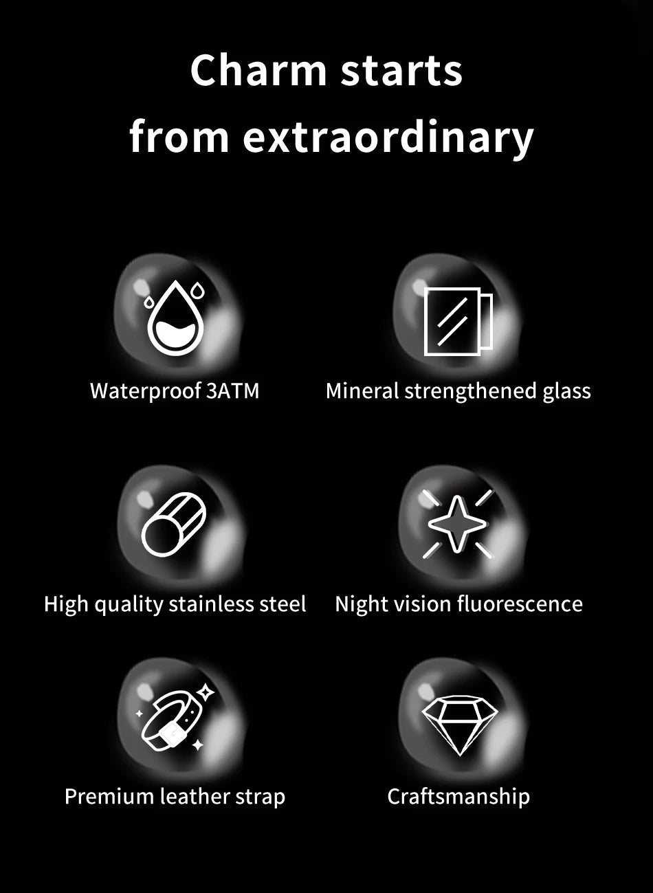 2024 LIGE New Men Watch Automatic Mechanical Watch for Men Multi Shop24