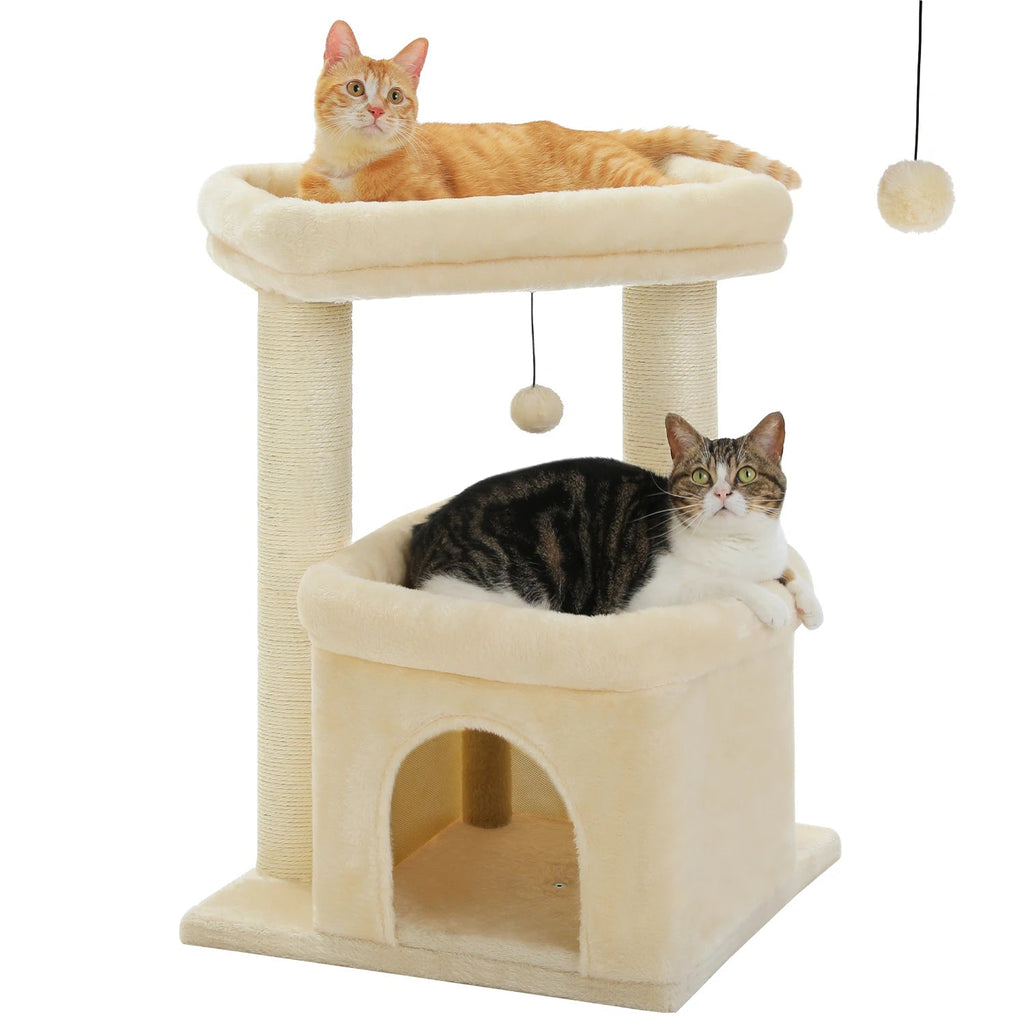 Cat Tree Tower for Indoor Cats with Private Cozy Cat Multi Shop24