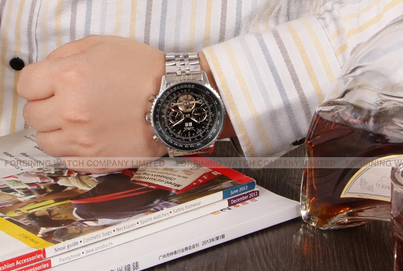 JARAGAR Original Big Dial Tourbillon Chronograph Automatic Man Watches Multi Shop24