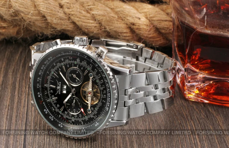 JARAGAR Original Big Dial Tourbillon Chronograph Automatic Man Watches Multi Shop24