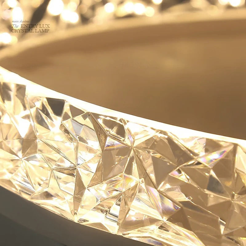 Nordic Creative Modern LED Ceiling Light Dimmable Round Ceiling Light Living Room - Multi Shop24