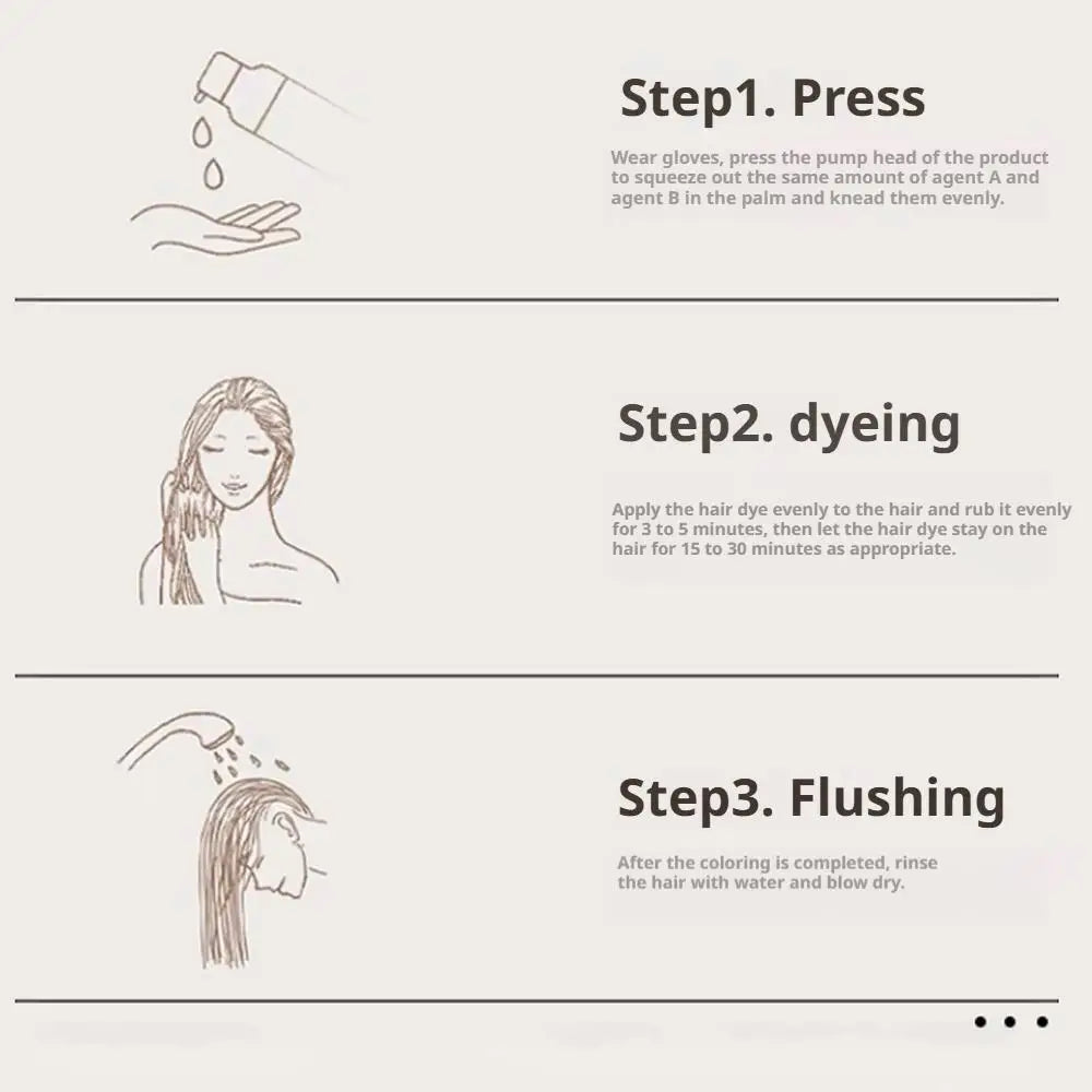 Long Lasting Natural Hair Dye Shampoo