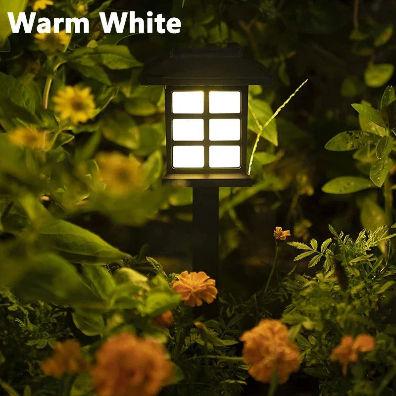 2/4/6/8Pcs Solar LED Pathway Lights Outdoor Waterproof Walkway Garden Decor - Multi Shop24