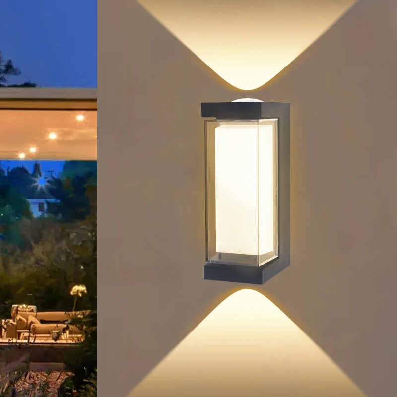 Modern LED waterproof Up Down wall lamp outdoor and indoor wall light - Multi Shop24