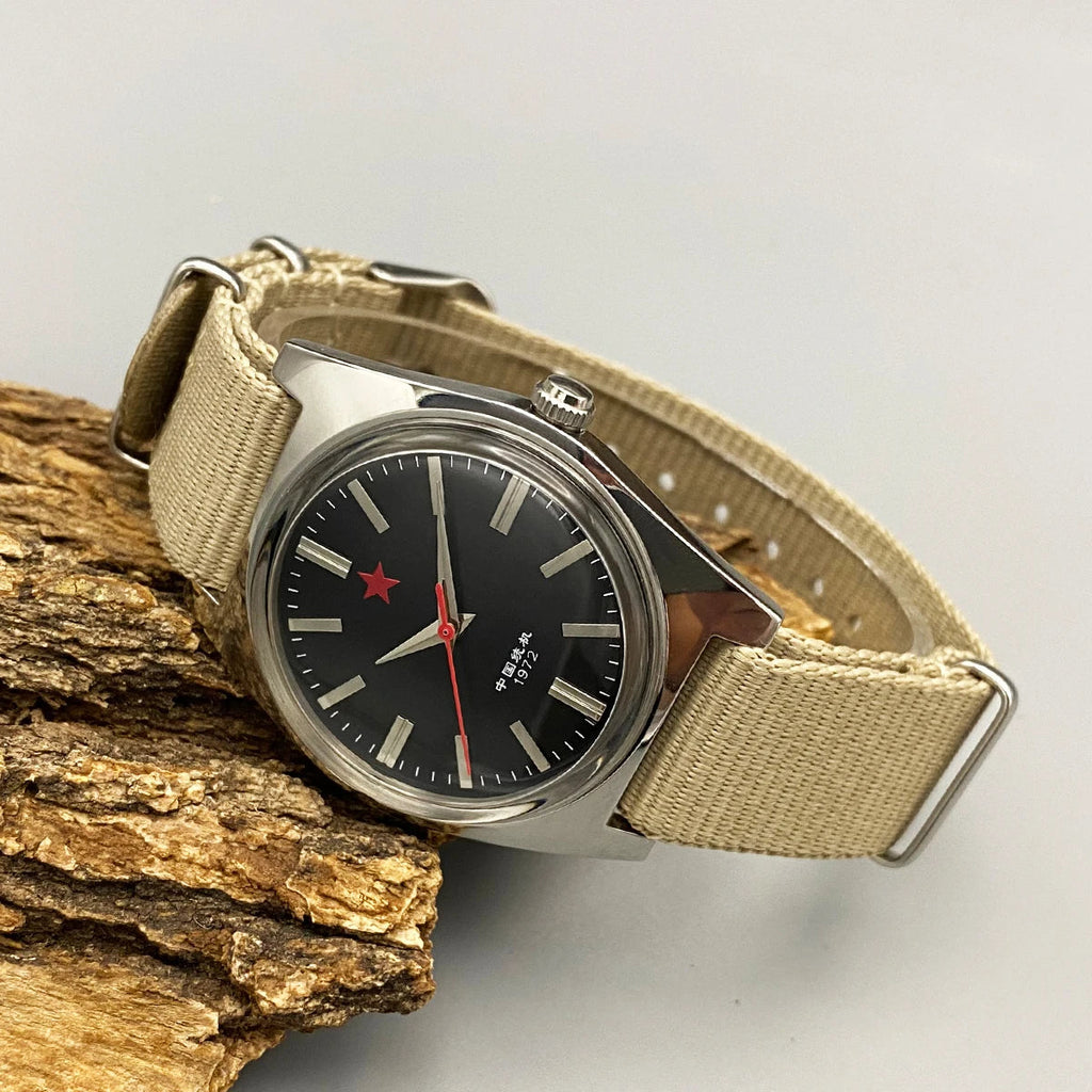 Red Stars 36MM Hand-Wind Mechanical Watch Multi Shop24