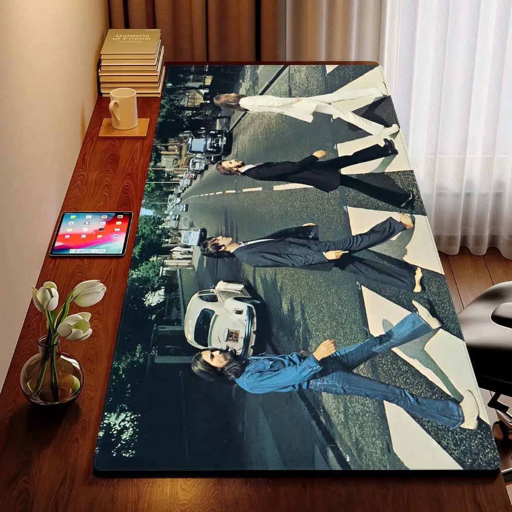The Abbey Road B-Beatles Mouse Pad XXL Computer Accessories Large Keyboard Multi Shop24