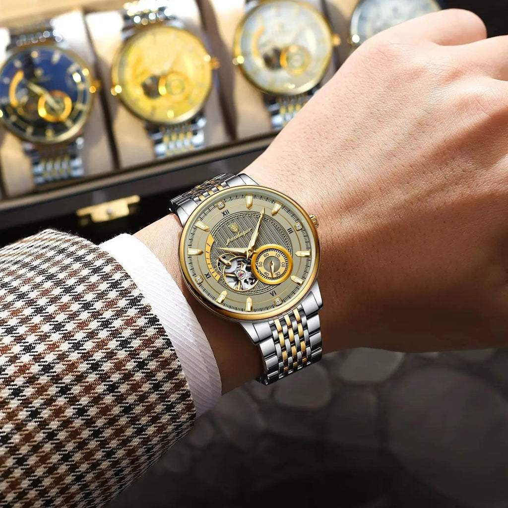 POEDAGAR Top Luxury Man Wristwatch Luminous Hollow Multi Shop24