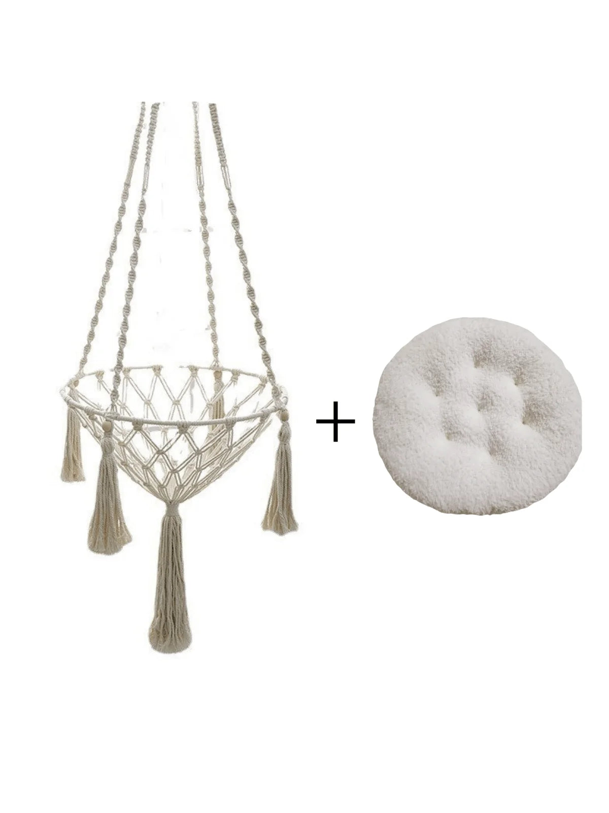 Winter Pet Hammock Cat Swing Hand Woven Cotton Rope Cats Hanging Basket Multi Shop24