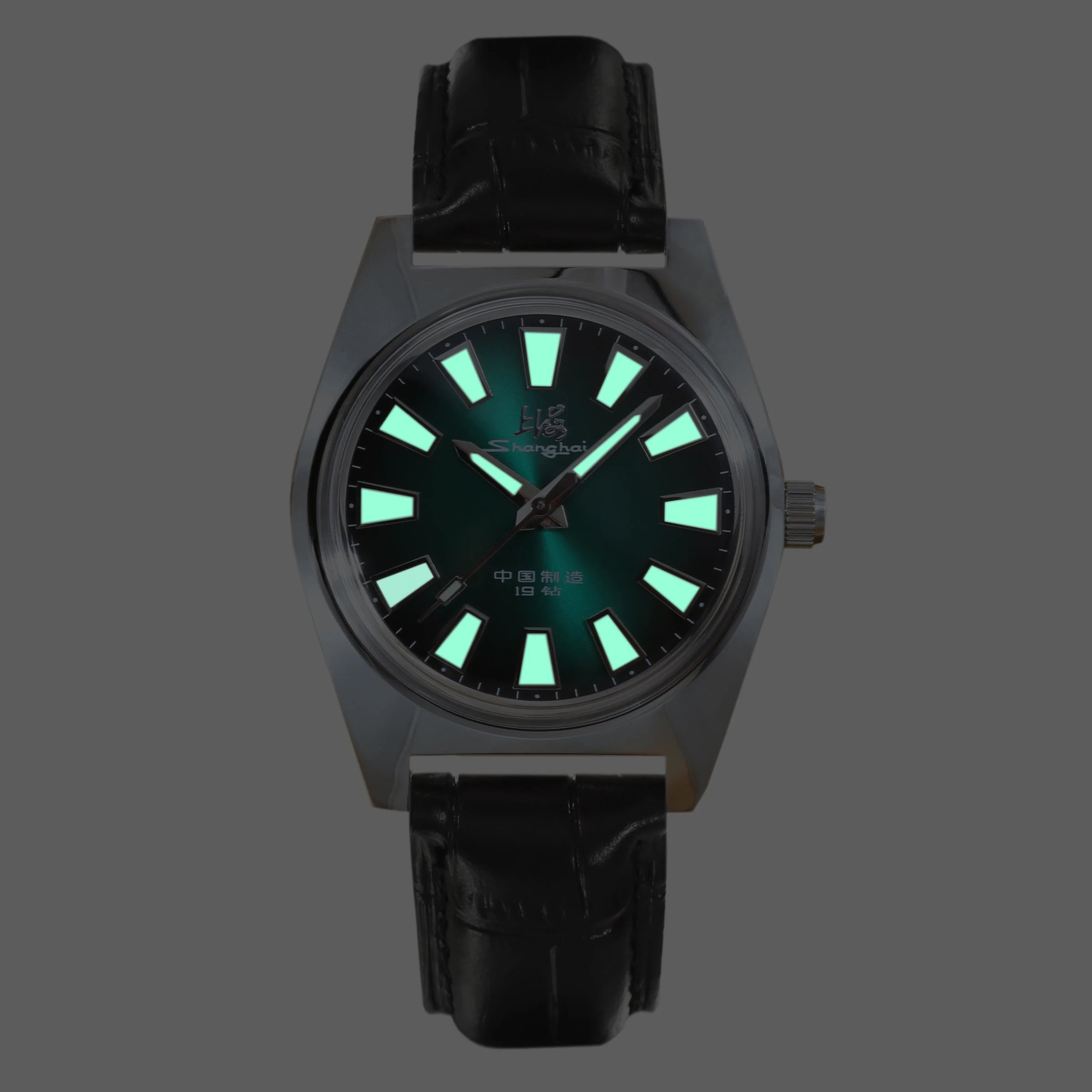 Shanghai 36MM Hand-Wind Mechanical Watch 7120 Waterproof Multi Shop24
