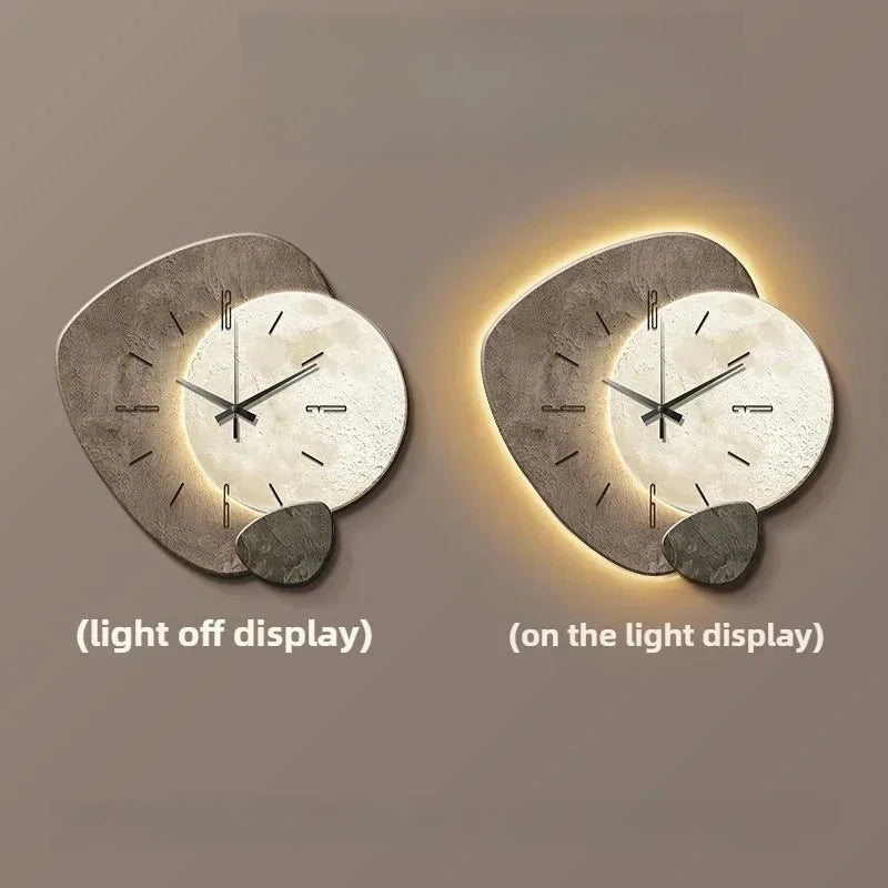 European Premium Wall Lamp Clocks Office Aesthetic Christmas Wall Clock - Multi Shop24