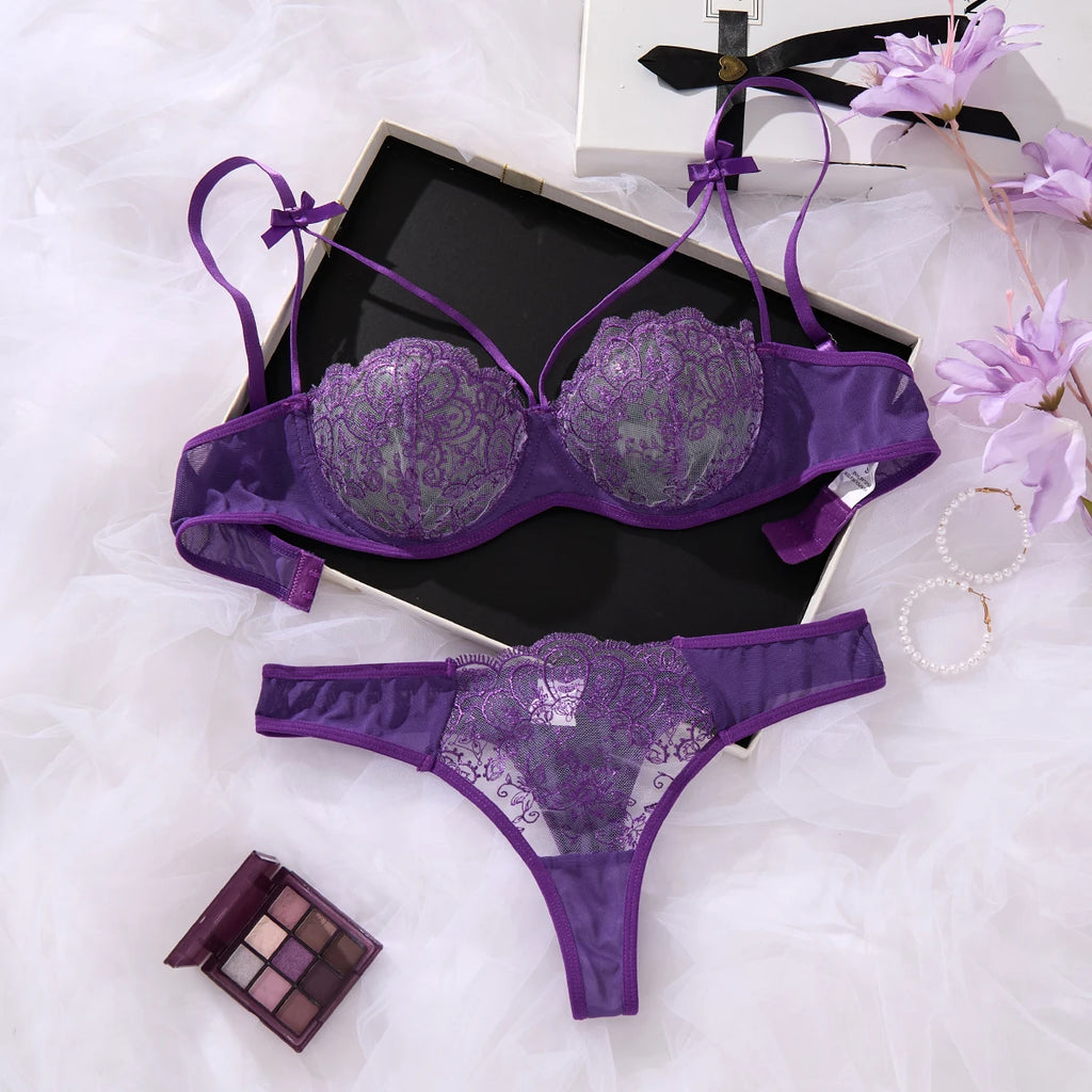 Purple charm lingerie set for ladies, suitable for daily - Multi Shop24