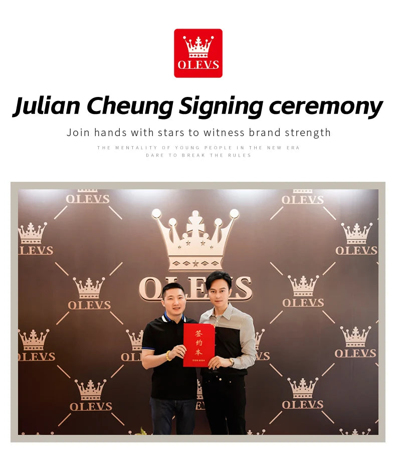 OLEVS Automatic Watch for Men Top Original Luxury Skeleton Multi Shop24