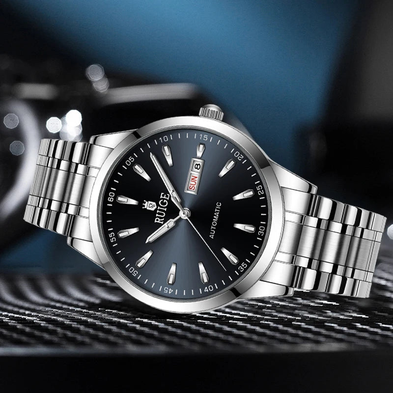 RUIGE Weekly Calendar Men's Fully Automatic Mechanical Watch Multi Shop24