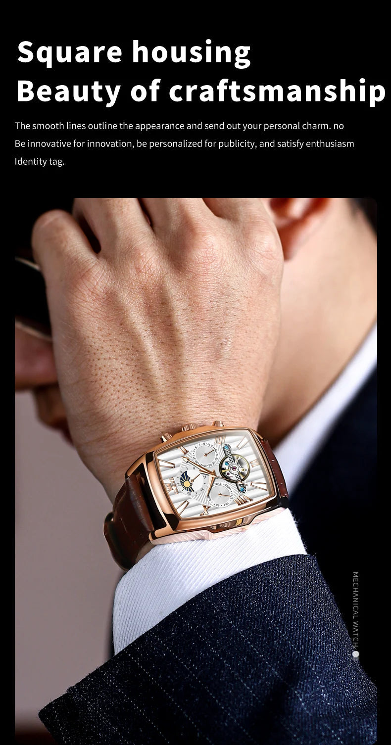 New OLEVS Mens Watches Automatic Mechanical Watch Multi Shop24