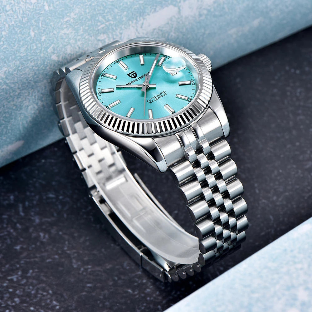 PAGANI DESIGN Business Automatic Watch 100M Waterproof 42MM Stainless Steel Multi Shop24