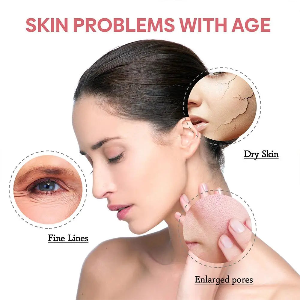 5 In 1 Fade fine lines Firming Face Serum Moisturizing brightning Vitamin C Hyaluronic