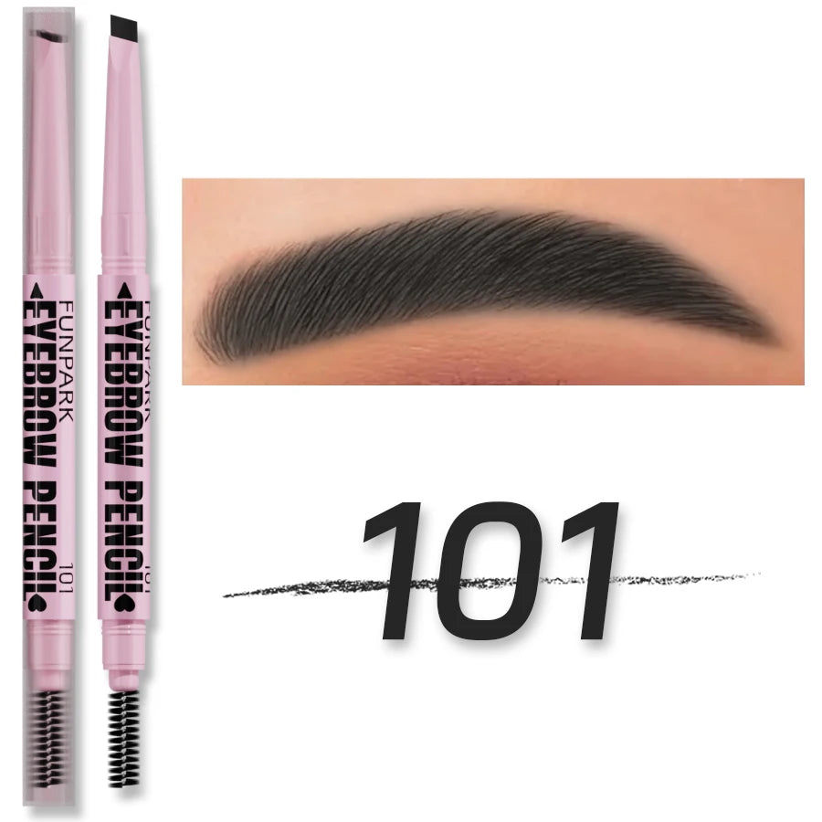 2 in1 Eyebrow pencil professional Cosmetics makeup for women 5 Colors Waterproof Eyebrow Tattoo brush Long Lasting eyebrow pen MultiShop24